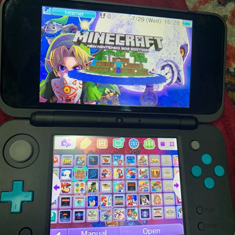 New 2ds xl 256gb with games